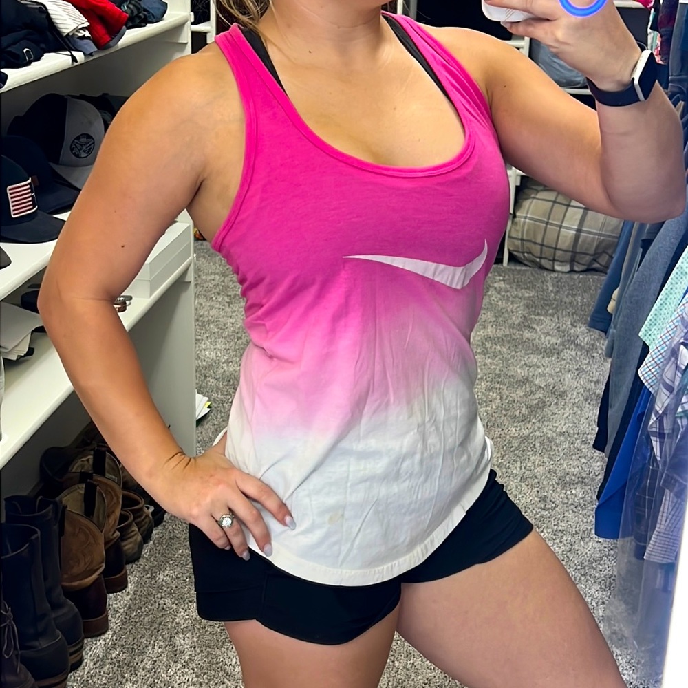 Pink Ombré Nike Shirt